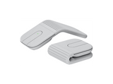 Ratón inalámbrico - Logitech Mobi Fold, Bluetooth-USB, 4000ppp, Multidispositivo, Multisistema, Personalizable, Clic silencioso, Carga rápida, Blanco