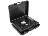 Hornillo de gas portátil - Jata, JECG2138, 2.2 kW, Negro