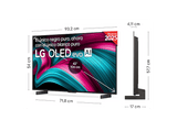 TV OLED 42 - LG OLED42C55LA, OLED 4K, Procesador Inteligente α9 AI Processor 4K Gen8, Smart TV, DVB-T2 (H.265), Negro