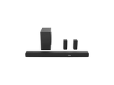 Barra de sonido - Hisense AX5100Q, Bluetooth, Subwoofer Inalámbrico, 580 W, Hi- Concerto, HDMI eARC, Dolby Atmos, Negro