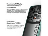 Móvil - OPPO A78  4G, Aqua Green, 128 GB, 8GB RAM, 6.43 AMOLED FHD+, Qualcomm Snapdragon™ 680, 5000 mAh, Android