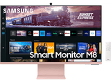 Monitor - Samsung SMART M8 LS32CM80PUUXEN , 32, UHD 4K, 4 ms, 60 Hz, WiFi, Bluetooth, Rosa