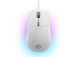 Ratón gaming - SteelSeries Rival 3 Gen 2, Por cable, Sensor óptico TrueMove Core, 8,5K PPP, 6 Teclas, Blanco