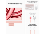 Apple iMac (2023) MQRD3Y/A, 24 Retina 4.5K, Chip M3, CPU de 8 núcleos, GPU de 8 núcleos, 8GB de RAM, 1TB de SSD, Gigabit Ethernet, Rosa