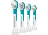 Recambio para cepillo dental - Philips Sonicare For Kids HX6034/90, x4 Cabezales de recambio, Diseñado para niños +3 años