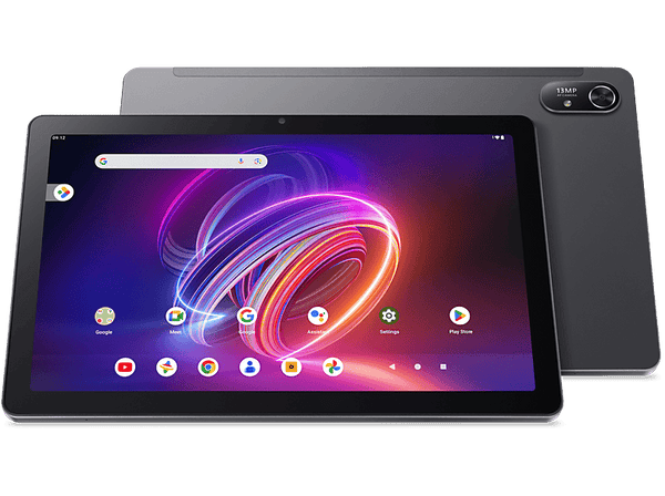Tablet - Acer Iconia Tab P11-11, Iron Gray, 128GB, Wifi, 11" WUXGA, 8GB RAM, MediaTek MT8781 Helio G99, Android, Funda incluida