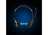 Auriculares - Logitech 960 USB-A, Con cable, PC/Mac, Micrófono ajustable