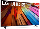 TV LED 55 - LG 55UT80006LA, UHD 4K, Procesador Inteligente 4K α5 Gen7, Smart TV, DVB-T2 (H.265), Negro