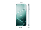 Móvil - OPPO A6 Pro 5G, Stellar Black, 256GB, 8GB RAM, 6.57 AMOLED, Mediatek Dimensity 6300 (6nm), 6.500mAh, IP69, Pantalla AMOLED 120 Hz