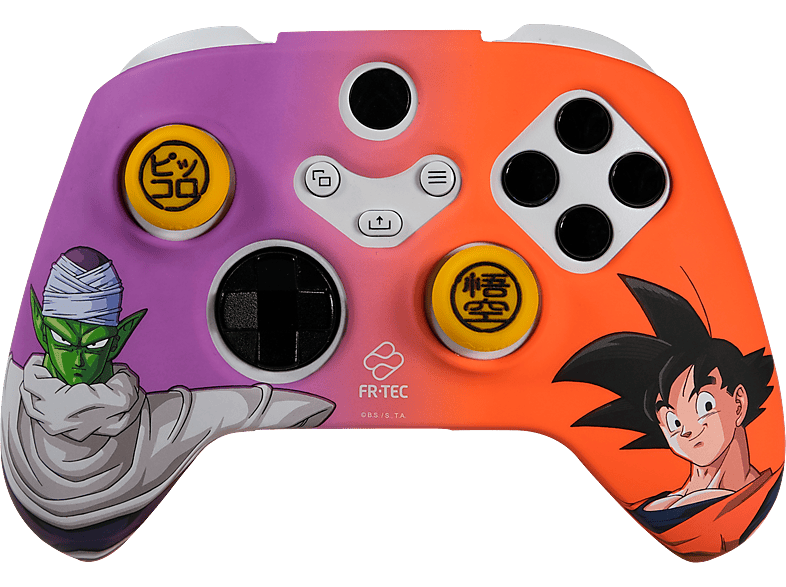 Funda + grips - FR-TEC Dragon Ball™  Combo Pack Namek, Para Xbox Series, Liecencia Oficial, Multicolor