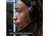 Auriculares gaming - Logitech G Astro A10, Diadema, Cable, Para Xbox Series X|S, Micrófono volteable para silenciar, Control volumen integrado, Negro