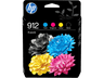 Cartucho de tinta - HP Original 912, Pack de 4, 6ZC74AE, Instant Ink, Negro, Cian, Magenta, Amarillo