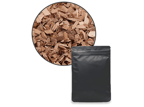 Accesorio freidora - Cecotec Cecofry Smokin’ Oak Chips, Madera de roble, Aroma sabor ahumado, 500gr, Sabor excepcional, Marrón