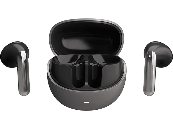 Auriculares True Wireless - Vieta Peace, 34 h Autonomía, IPX4, Cancelación de Ruido Híbrida Adaptativa, Negro