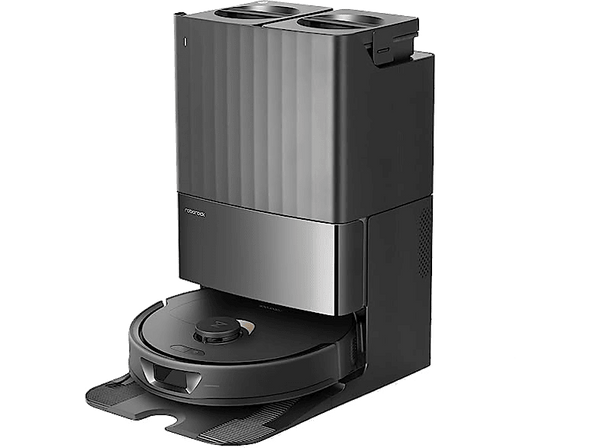Robot aspirador - Roborock Q Revo, 180 min, Autolavado, Autosecado, Autovaciado, Negro