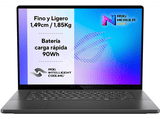 Portátil gaming - ASUS ROG Zephyrus G14 OLED GU405AW-SY081, 14  WQXGA+, Intel® Core™ Ultra 9 386H, 32 GB RAM, 1 TB SSD, GeForce RTX™ 5080, SSO