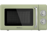 Microondas con grill - Cecotec ProClean 3110 Retro, 700 W, 6 niveles, Luz interior, 20 l,  Verde