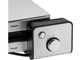 Grill - WMF Lono Contact Grill, 2 en 1, Grill y Sandwichera, 2100 W, 2 placas, Antiadherente, Temp. Ajustable, Antigoteo, Acero Inox. Cromargan, Plata