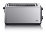 Tostadora - Braun HT5220, 1470 W, 2 ranuras, 4 rebanadas, 8 niveles de tostado, Acero inoxidable / Negro