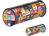 Estuche - Sherwood Villager Squares, Cremallera, Licencia oficial Animal Crossing