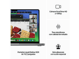 Apple MacBook Pro (2024) 14,2, Chip M3, CPU de 8 núcleos, CPU de 8 núcleos, GPU de 10 núcleos, 16 GB RAM, 1TB de SSD,  Negro espacial