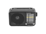 Radio despertador - Vieta VM-RF200BK, 5W, Altavoz Incorporado, AM, FM, SW1, SW2, Negro