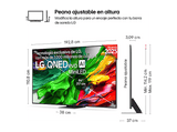TV QNED 86 - LG 86QNED86A6A, UHD 4K, Procesador Inteligente α8 AI Processor 4K Gen2, Smart TV, DVB-T2 (H.265), Charcoal Black