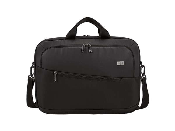 Maletín para portátil - Case Logic Propel, 16", Poliéster y espuma PE, Bolsillo para tablets hasta 12", Negro