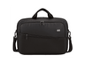 Maletín para portátil - Case Logic Propel, 16", Poliéster y espuma PE, Bolsillo para tablets hasta 12", Negro