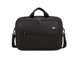 Maletín para portátil - Case Logic Propel, 16, Poliéster y espuma PE, Bolsillo para tablets hasta 12, Negro
