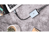 Adaptador - ISY IAD-1010-C, 15 cm, USB-C a RJ45 Ethernet, 1 Gbps, Plata