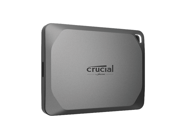 Disco duro SSD externo 4 TB - Crucial X9 Pro, USB 3.2 Gen-2 (10Gb/s), Velocidad Lectura y Escritura de hasta 1050 MB/s, Plug-and-play, Gris