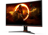 Monitor gaming - AOC C27G2ZE/BK, 27 FHD (1920x1080,  Curved 1500R, 240Hz, 0.5 ms, VA, FreeSync , VESA, HDMI 2x2.0, Displayport 1x1.2) Negro/rojo