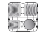 Lavavajillas - Haier XF 6C4F1X, 16 servicios, 10 programas, 60 cm, Apertura automática, Tercera bandeja, Inox