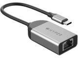 Cable de red - HYPER Adapt. USB-C Ehernet, Cat-5e, 2.5 Gbps, Plata