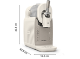 Heladera - Moulinex Freezi MJ803, Heladera 16 en 1, Helados y bebidas heladas al momento, 5 Programas automáticos, Silenciosa, 8 Raciones, Blanca