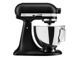 Robot amasador - KitchenAid 5KSM95PSEBM, 250 W, 4.3 l, 58-220 RPM, Cabezal Inclinable, Negro Mate