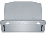 Campana integrable - Bosch DHL585B, Telescópica, 650  m³/h, 4 Velocidades, 52 cm, Iluminación LED, Inox