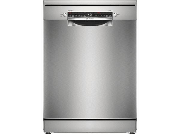 Lavavajillas - Bosch SMS4ECI28E, Serie 4, 14 servicios, 6 programas, 60 cm, App Home Connect, Extra Secado, Acero antihuellas