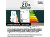 Secadora bomba de calor - Samsung DV90DG52A0AEEC, 9 kg, 14 programas, Inteligencia Artificial y SmartThings Clase A+++, Blanco