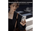 Powerbank - Baseus PicoGo Ultra-Mini Magnetic, 5000mAh, 20W, Carga ultrarrápida inalámbrica Qi2, USB-C, Con cable, Universal, Rosa Nebula