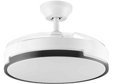 Ventilador de techo con luz - Orbegozo CP 134105, 35 W, 6 Velocidades, Temporizador, Sistema de ventilación reversible, 45 dB(A), Blanco