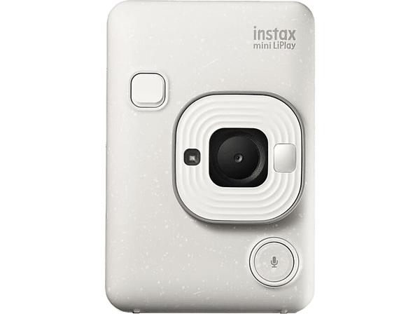 Cámara instantánea - Fujifilm Instax Mini LiPLay, 86 mm x 54 mm, Imágenes JPEG, 2560 × 1920 píxeles, Misty White