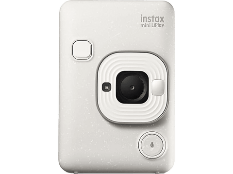 Cámara instantánea - Fujifilm Instax Mini LiPLay, 86 mm x 54 mm, Imágenes JPEG, 2560 × 1920 píxeles, Misty White