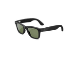 Gafas IA - Ray-Ban Meta Wayfarer (Gen 2), Negro brillante, Lentes en verde, Talla grande