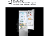Frigorífico combi - LG GBV22NCBPY, No Frost, 203 cm, 387 l, DoorCooling™, FRESHConverter™, Inox antihuellas