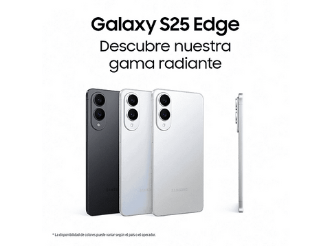 Móvil - Samsung Galaxy S25 Edge, Azul, 256 GB, 12 GB RAM, 6.7