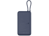Powerbank - Xiaomi PB2030MI, 20000 mAh, 1x USB-C, 1x USB-A, 33W, Cable Integrado, Azul
