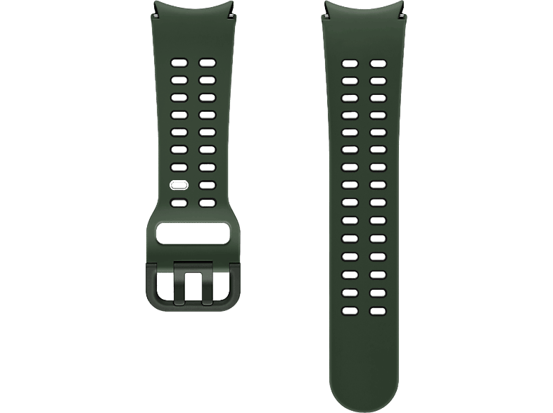 Correa - Samsung ET-SXR94LGEGEU, Para Galaxy Watch 6, M/L, 20 mm, Correa deportiva Extreme, Verde/Negro