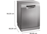 Lavavajillas - Bosch SMS4EKI06E, Serie 4, 13 servicios, 6 programas , 60 cm, Home Connect, Silence Plus, Acero antihuellas